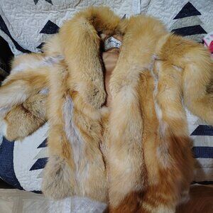 Fed fox fur coat